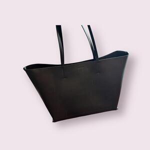 Everlane The Luxe Italian Leather Tote Bag Black large- BRAND NEW
